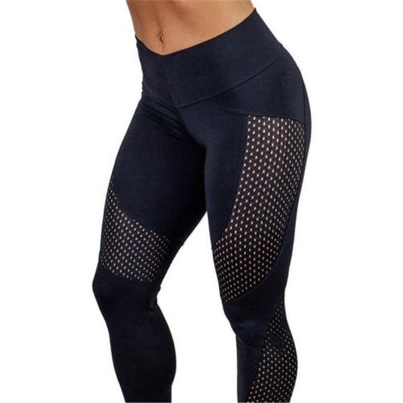 NWT Sexy Gym Mesh Leggings. - Picture 3 of 6